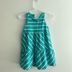Hanna Andersson 18-24m Striped Dress with Diaper Cover